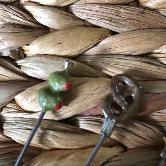 4pc stainless steel and cocktail Hors D'oeuvres appetizer picks - Picture 2 of 3